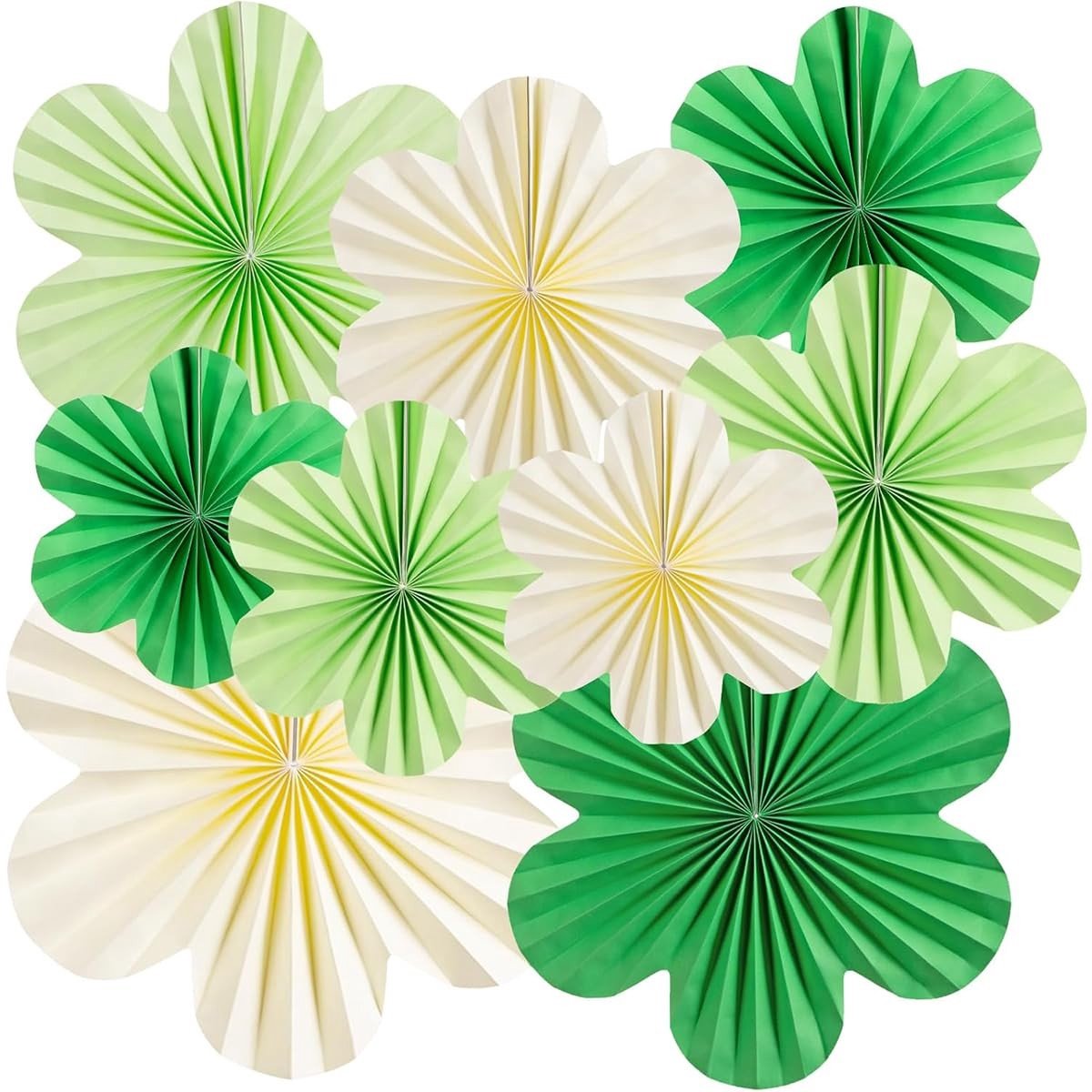 Dailygoods - 9-Pack Papieren Bloemendecoraties voor Feestjes