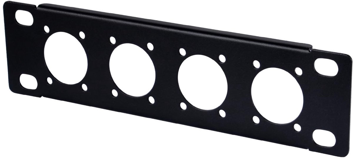 Dailygoods - 7 Inch 1U D-serie Rack Panel voor Audio Apparatuur