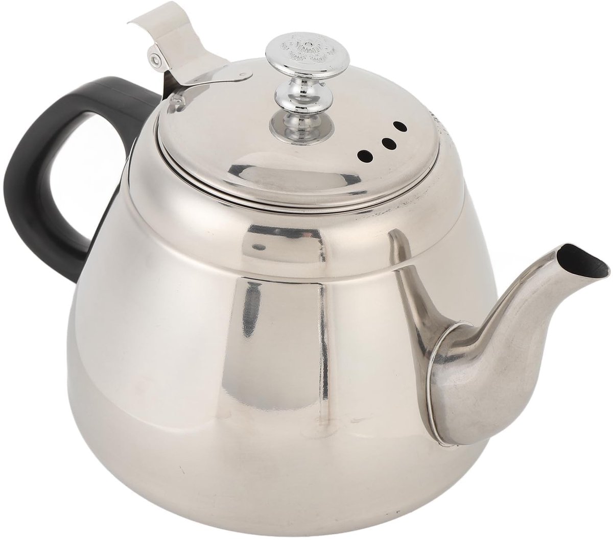 Dailygoods - Roestvrijstalen Theeketel met Filter en Comfortabele Handgreep