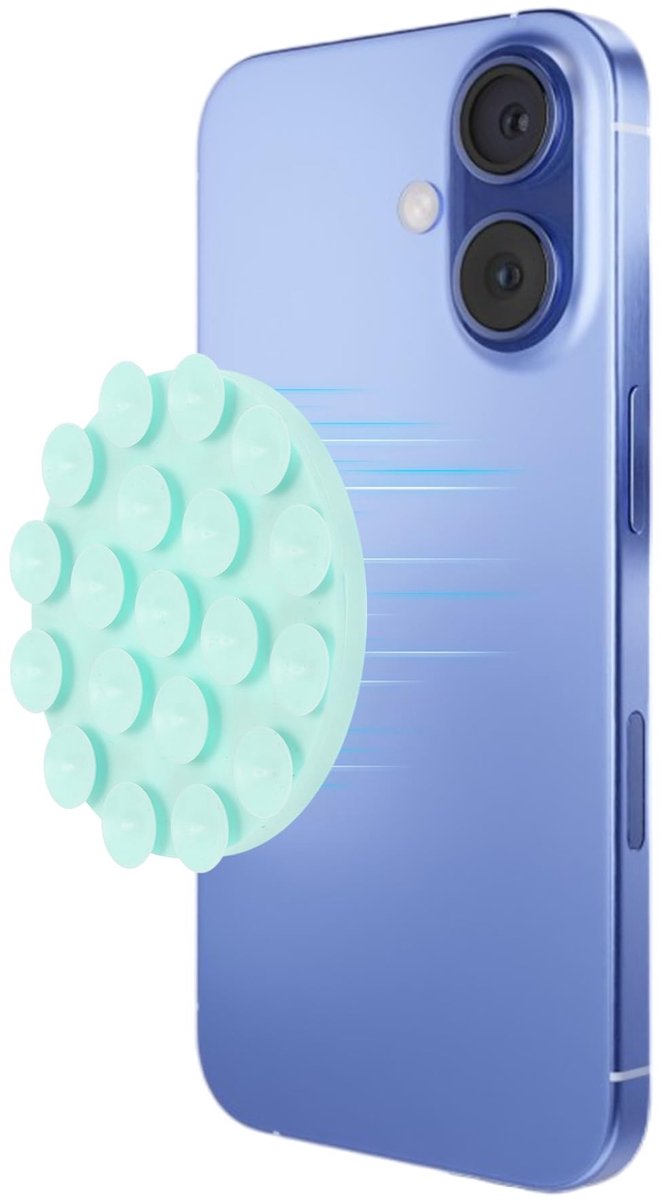 Dailygoods - Ronde Magnetische Telefoonhouder met Antislip Functie