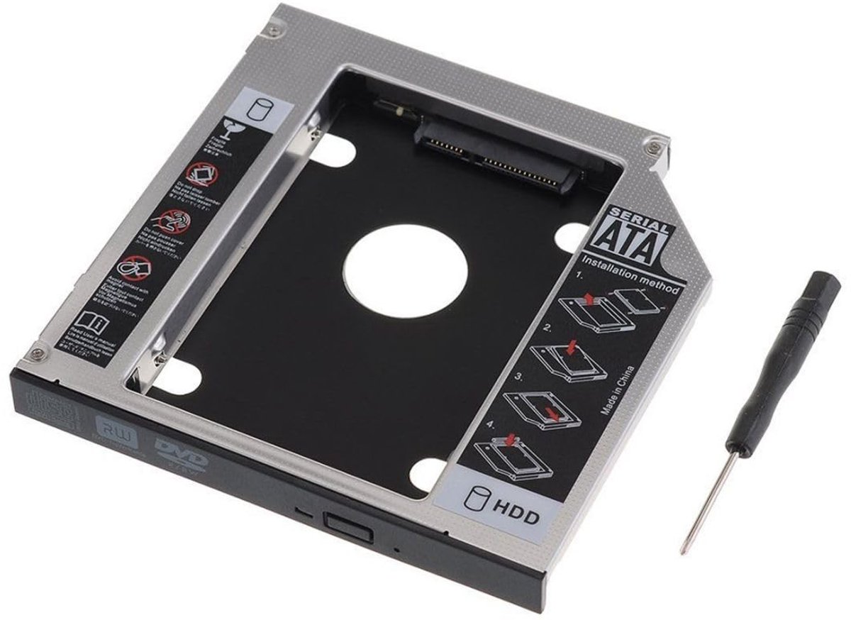 Dailygoods - Universele SATA naar SATA Caddy voor Tweede HDD/SSD
