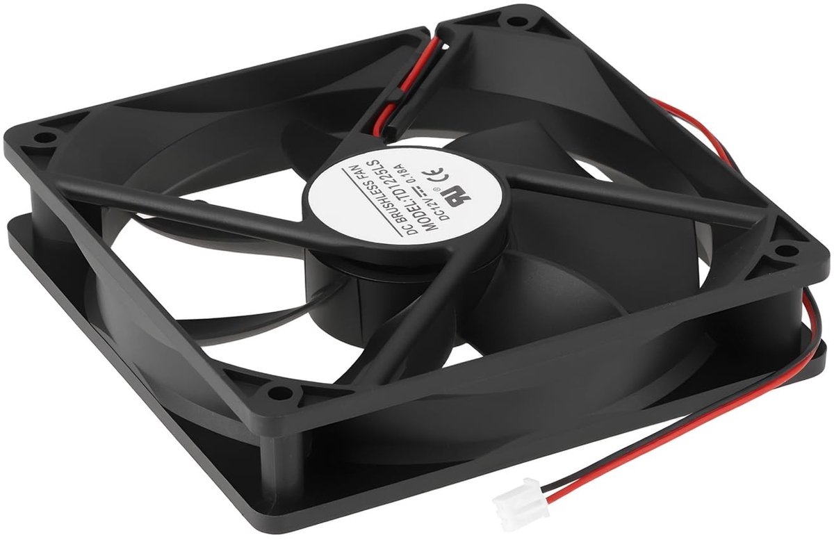 Dailygoods - Vervangende Koelventilator 120x120x25mm voor Servers en CPU's