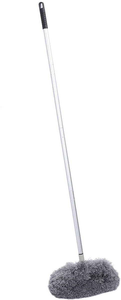 Dailygoods - Telescopische Ronde Stofdoek voor Hoge Plafonds
