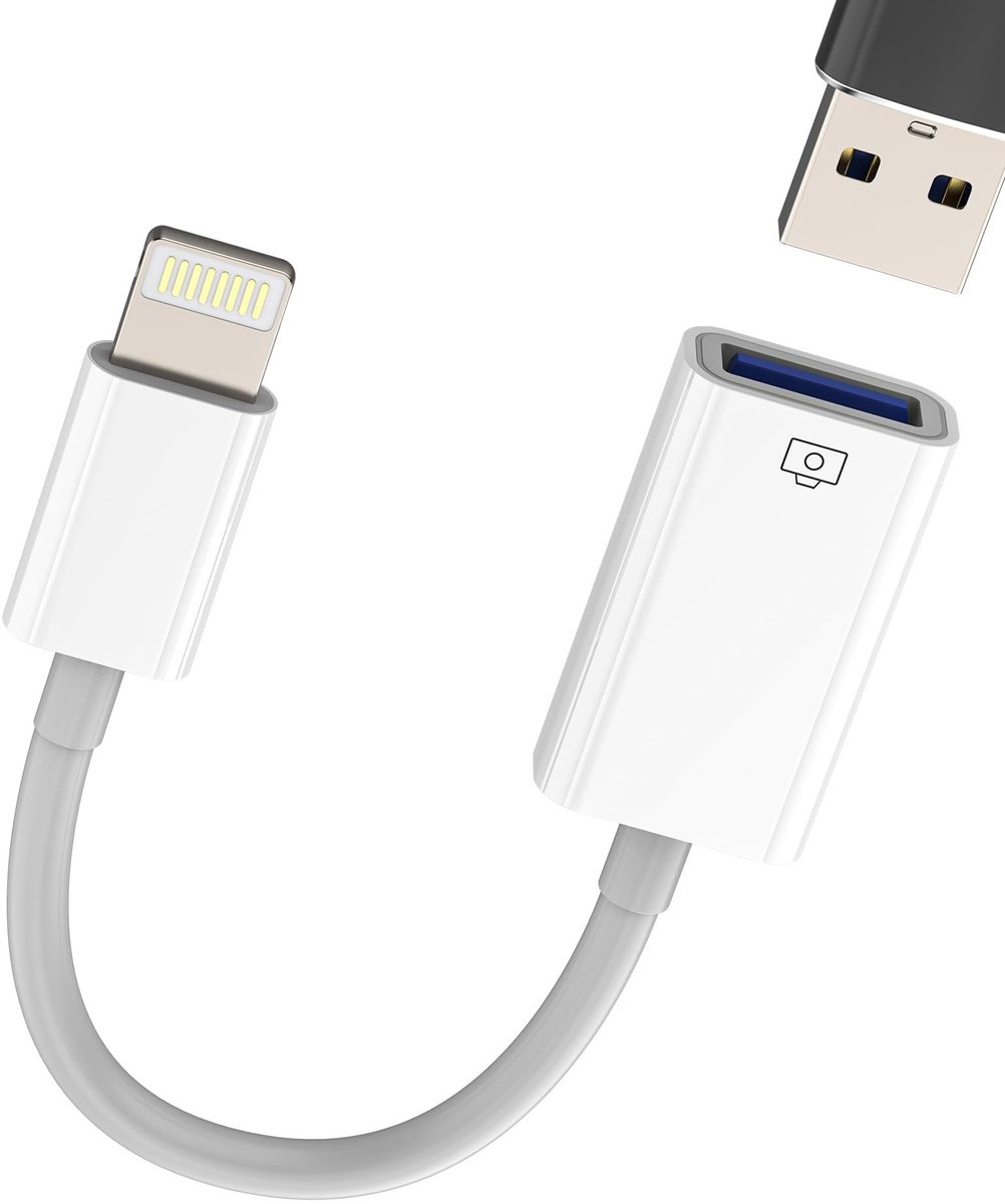 Dailygoods - USB naar Lightning Adapter voor iPhone en iPad