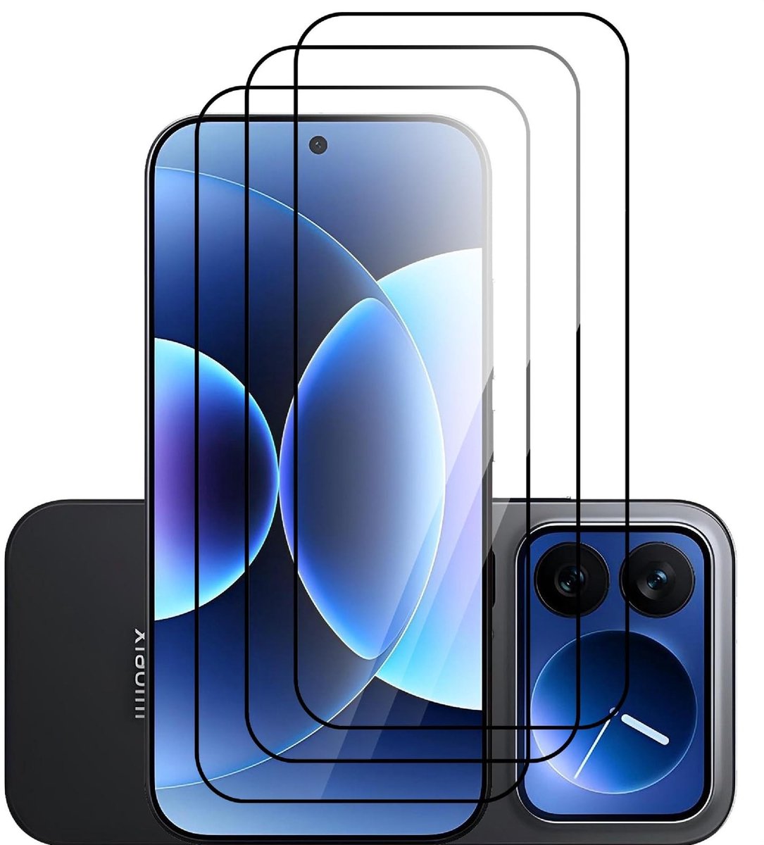 Dailygoods - 3 Stuks Krasbestendige Beschermfolie voor Smartphone