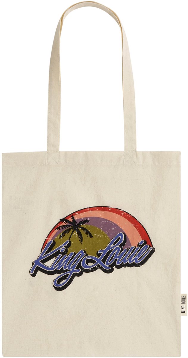 Dailygoods - Katoenen Boodschappentas met Logoprint