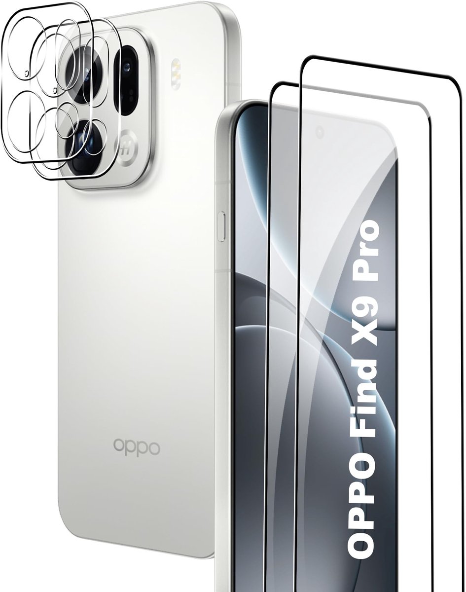Dailygoods - Pantserglas Beschermfolie voor OPPO Find X9 Pro