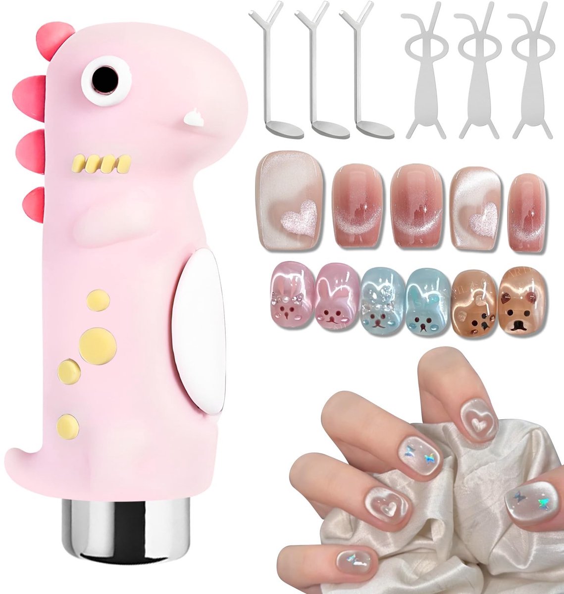 Dailygoods - Siliconen Nagelkunstset voor Creatieve Manicure