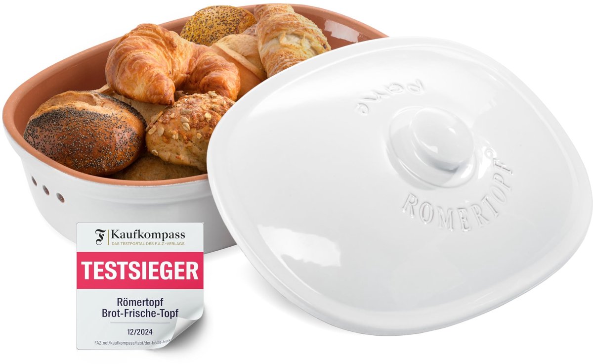 Dailygoods - Keramische Broodpot voor Vers Brood 40x28x20 cm