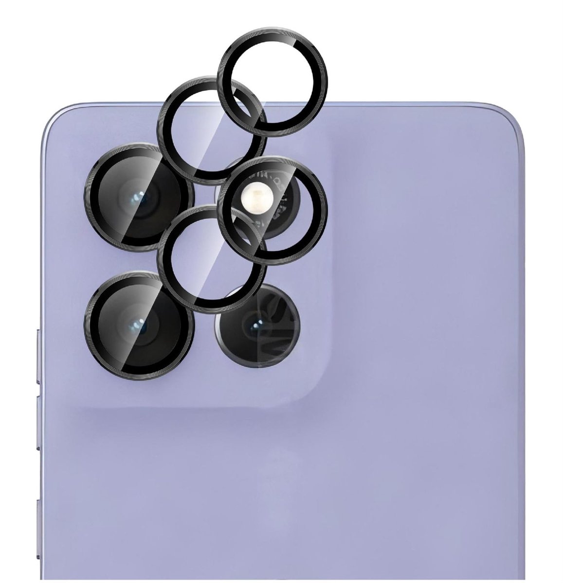 Dailygoods - Set van 2 Cameralensbeschermers voor Motorola Moto G86