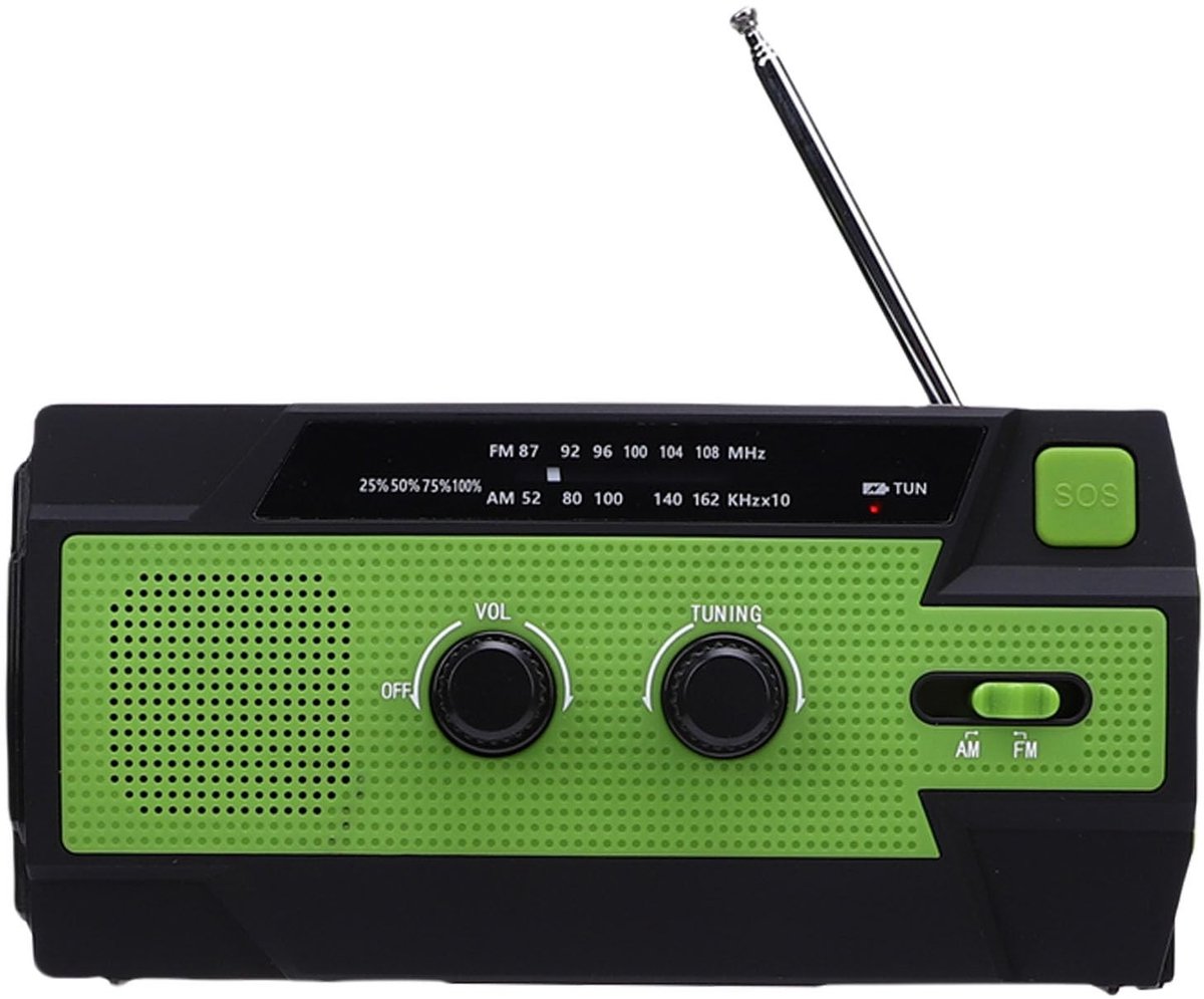 Dailygoods - Draagbare Noodradio met Zonne-energie en Zaklamp