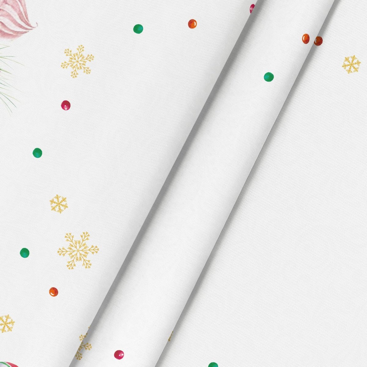Dailygoods - Rond Tafelkleed met Peperkoekman Design voor Feestdagen
