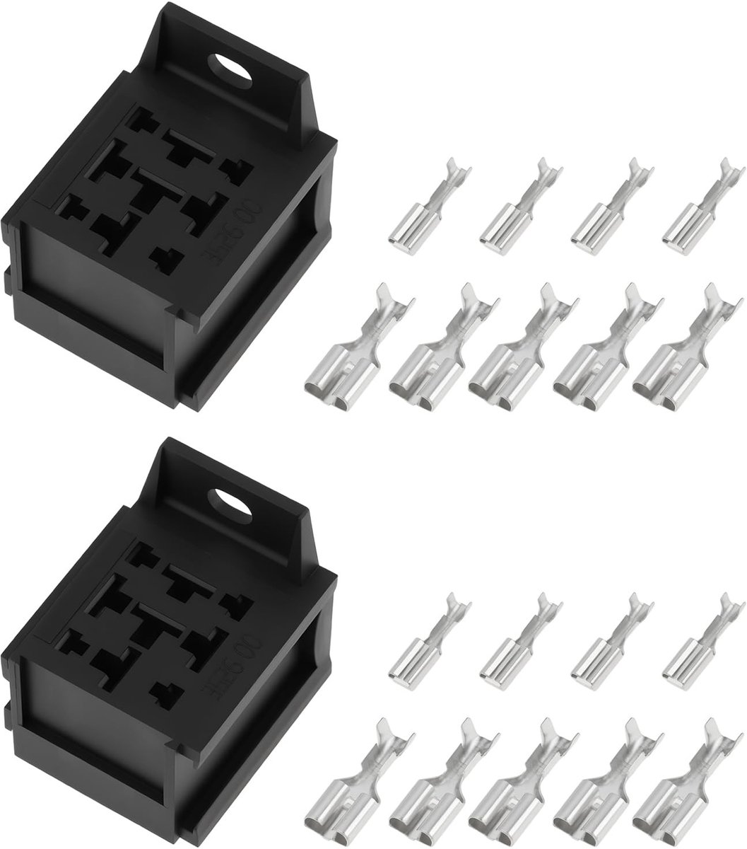 Dailygoods - 9-Pin Relais Socket Set voor Auto's