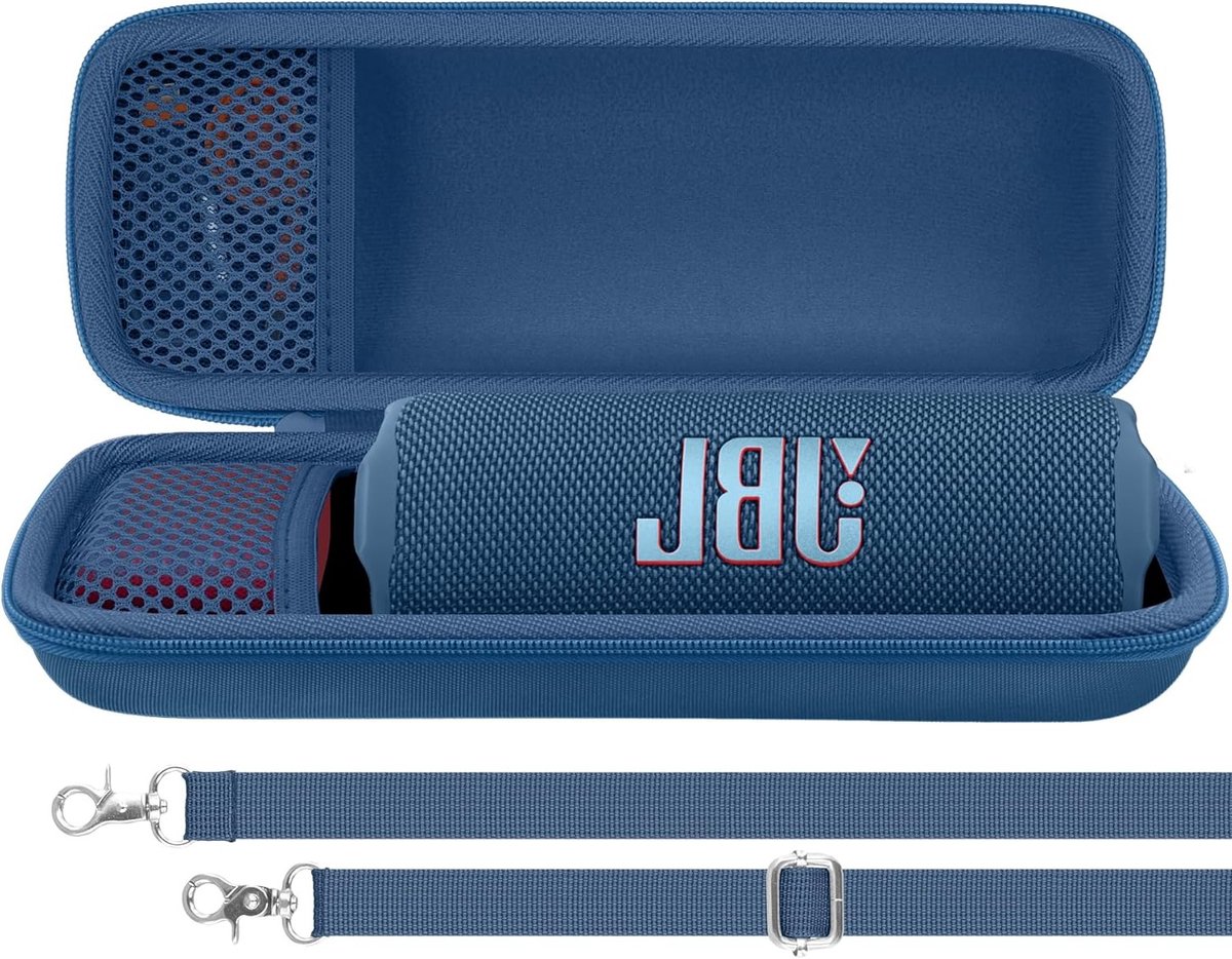 Draagbare Bluetooth Speaker Beschermhoes voor Flip 7/Flip 6/Flip 5, Hard en Duurzaam, Blauw