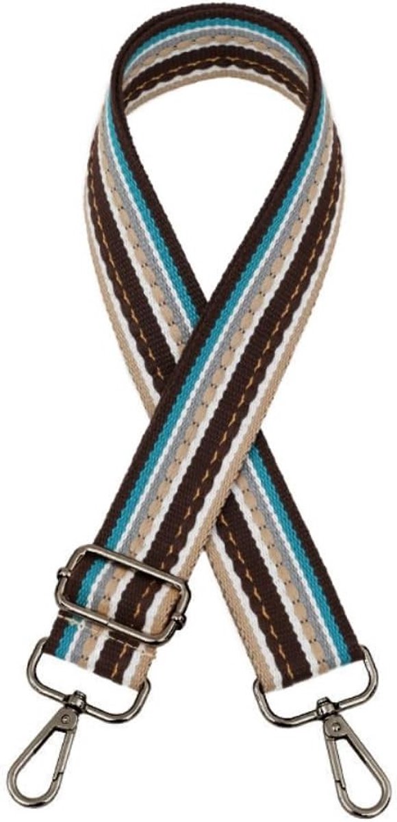 Verstelbare Schouderband voor Dames, 3.8 cm Breed, Vervangende Tasband voor Handtassen, Ideaal voor Schoudertassen en Modeaccessoires, Lengte 75-130 cm