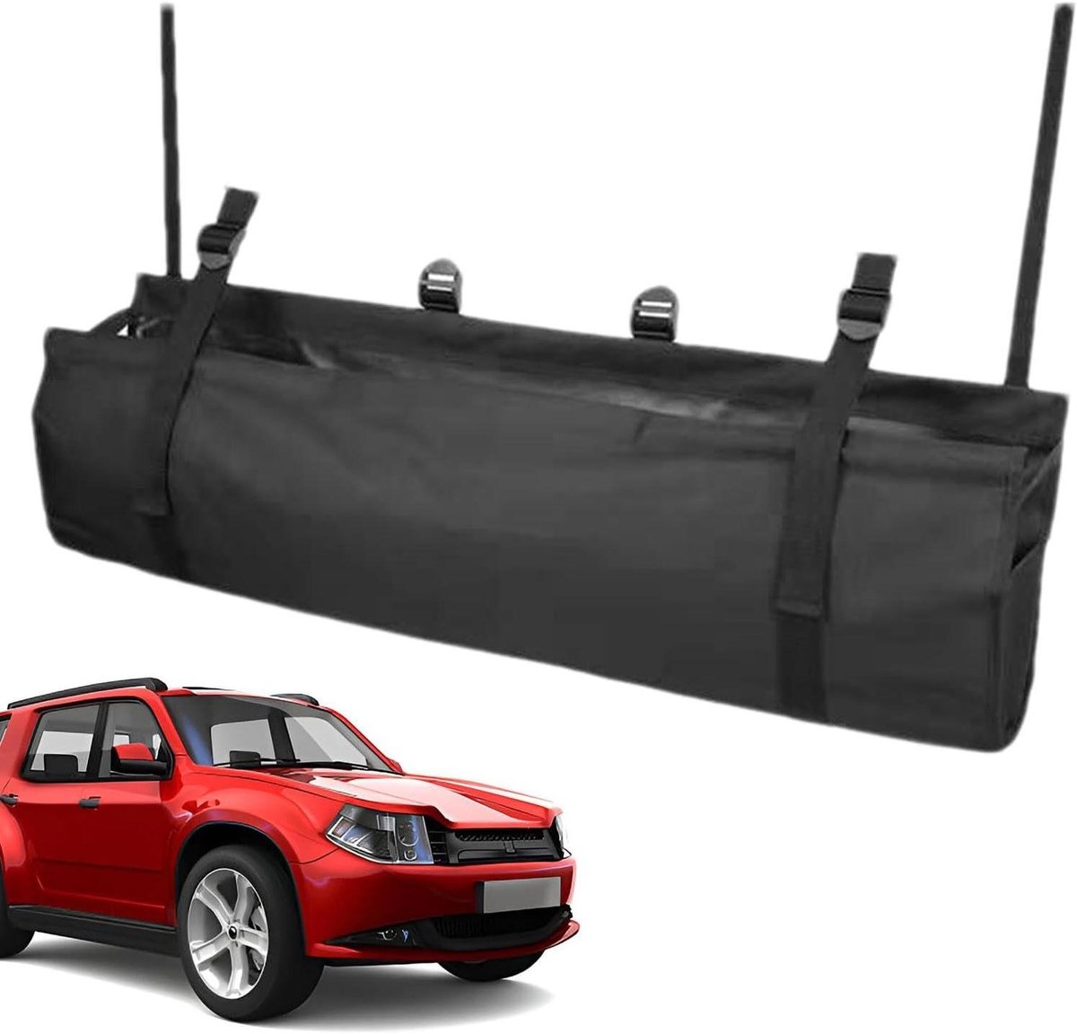 Auto Opbergtas - Kofferbak Organizer - Auto Netjes Houden - Waterdicht Oxford Materiaal - Grote Capaciteit - Zwart