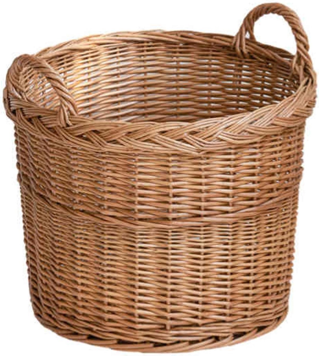 Wasmand Rotan Handgemaakte Mand Vuile Was Puur Handwerk 33x40cm Natuurlijk