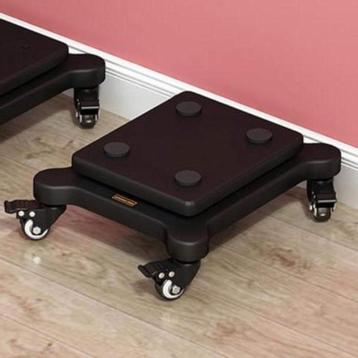 Audio Rack - Luidspreker Platform - Geluid Verbeteren - Schokabsorberend Ontwerp - 1 Laag - Zwart