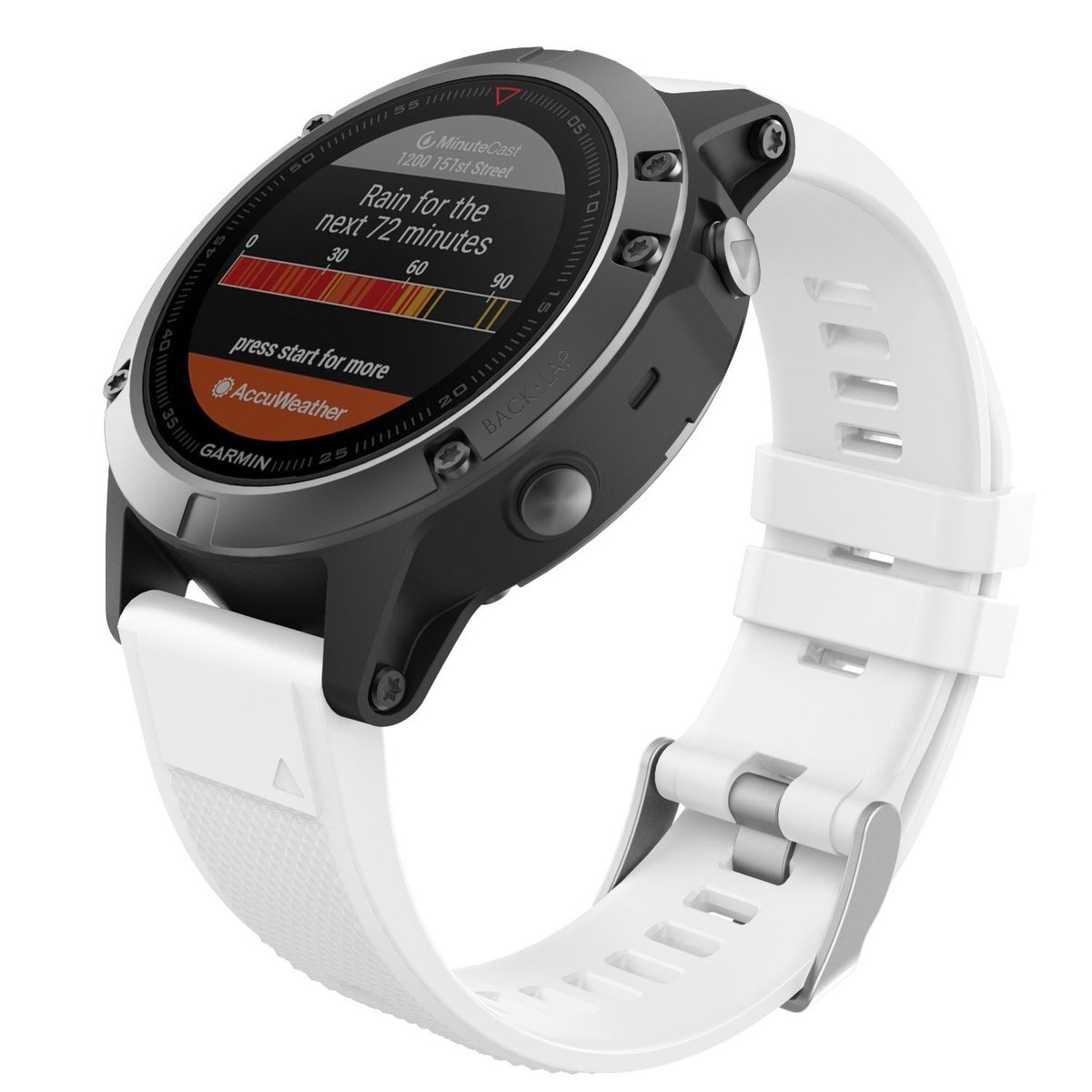 Dailygoods - Dailygoody - MoKo Horlogebandje - Zachte Siliconen - Quick Fit 22 mm - Reservearmband - Geschikt voor Garmin - Diverse Modellen