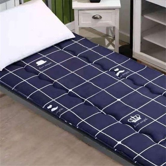 Opvouwbare Matras - Vloer Matras - Comfortabel Slapen - Verstevigde Structuur - 90x200cm - Grijs — afbeelding 3