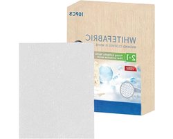 Witte Textielverf - Kledingverf Vellen - Kleding Opfrissen - Individueel Verpakt - 10 Vellen - Wit