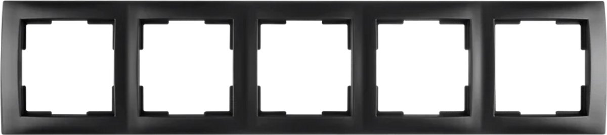 EMhub afdekraam 5-voudig - Lumo55 mat zwart (4090095)