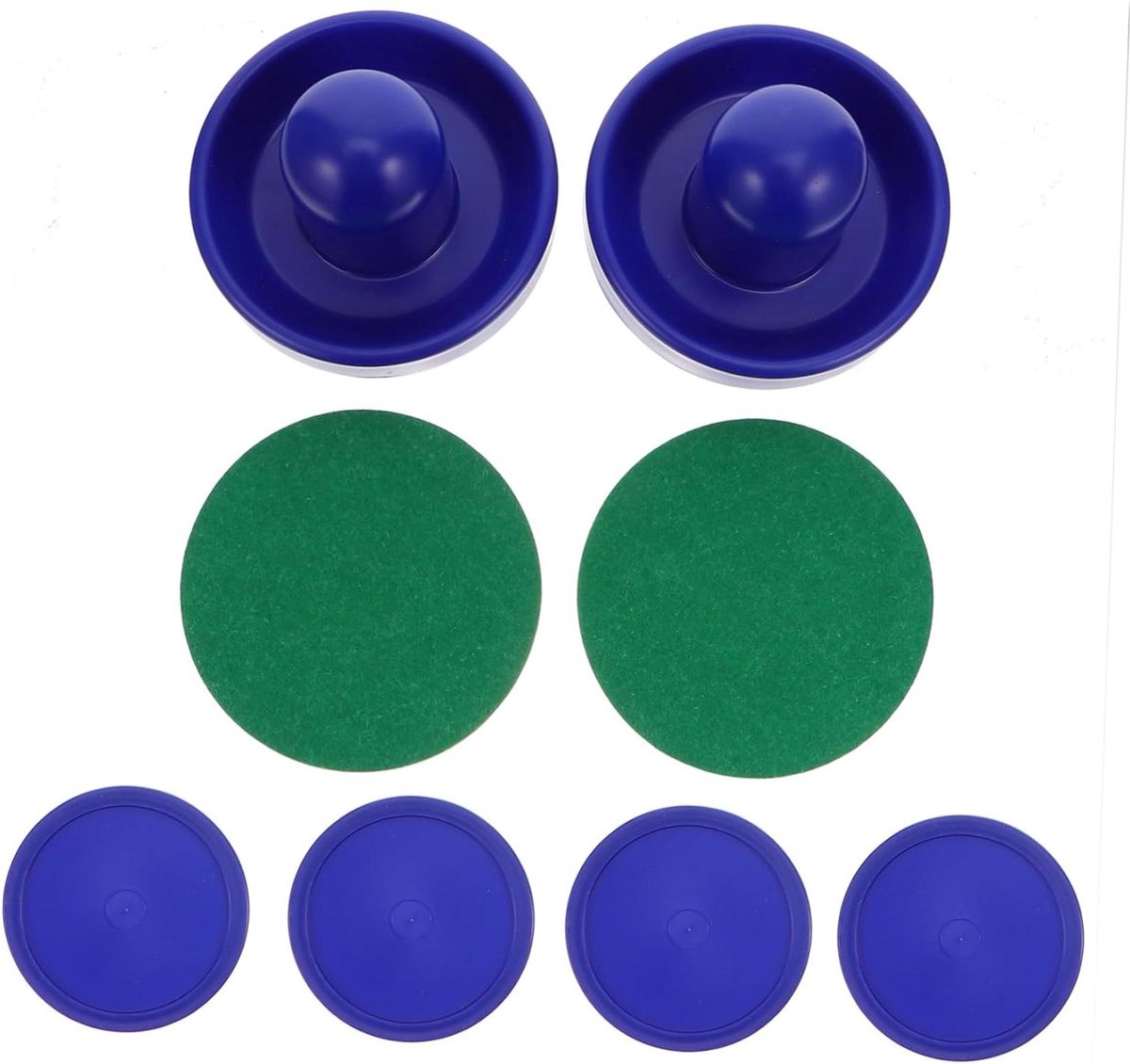 Milisten 1 Set Air Hockey Pucks Air Hockey Accessoires voor Speltafel voor Vervanging Verlies van Schijven Inclusief Groene voor Goalie Paddles