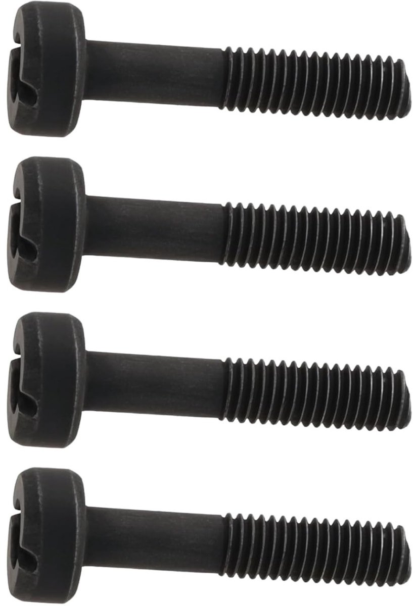 Set van 4 Stalen Pan Hoofd Machine Schroeven voor Husqvarna 340 345 365 371 - Vervangingsonderdelen, Duurzaam en Betrouwbaar
