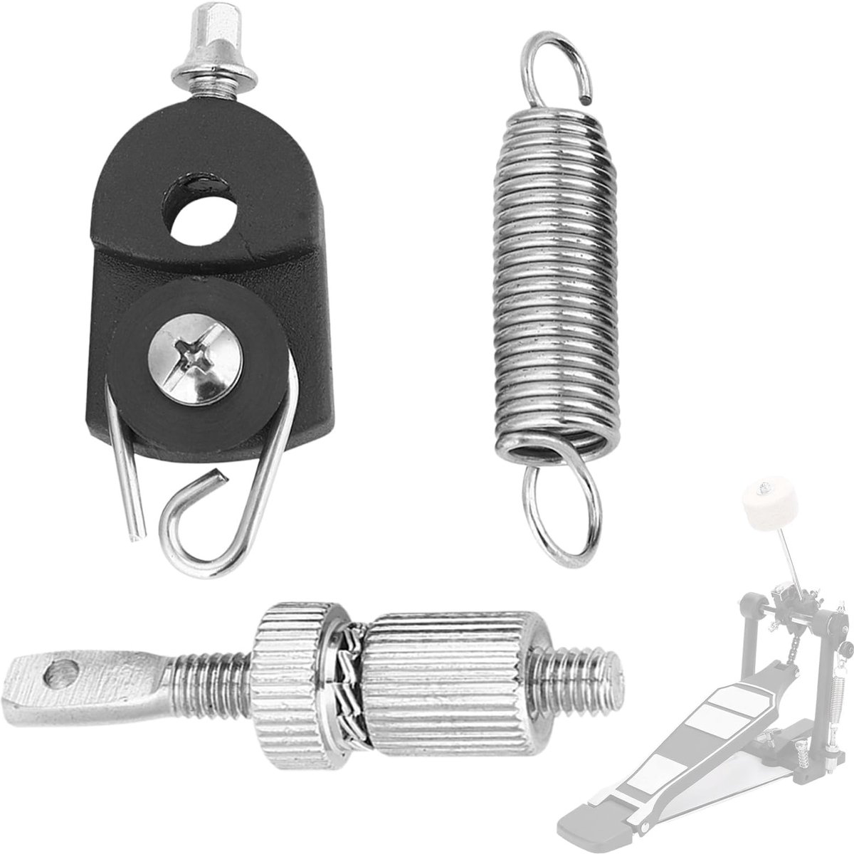 Dailygoods - Vervangende Veer voor Bass Drum Voetpedaal