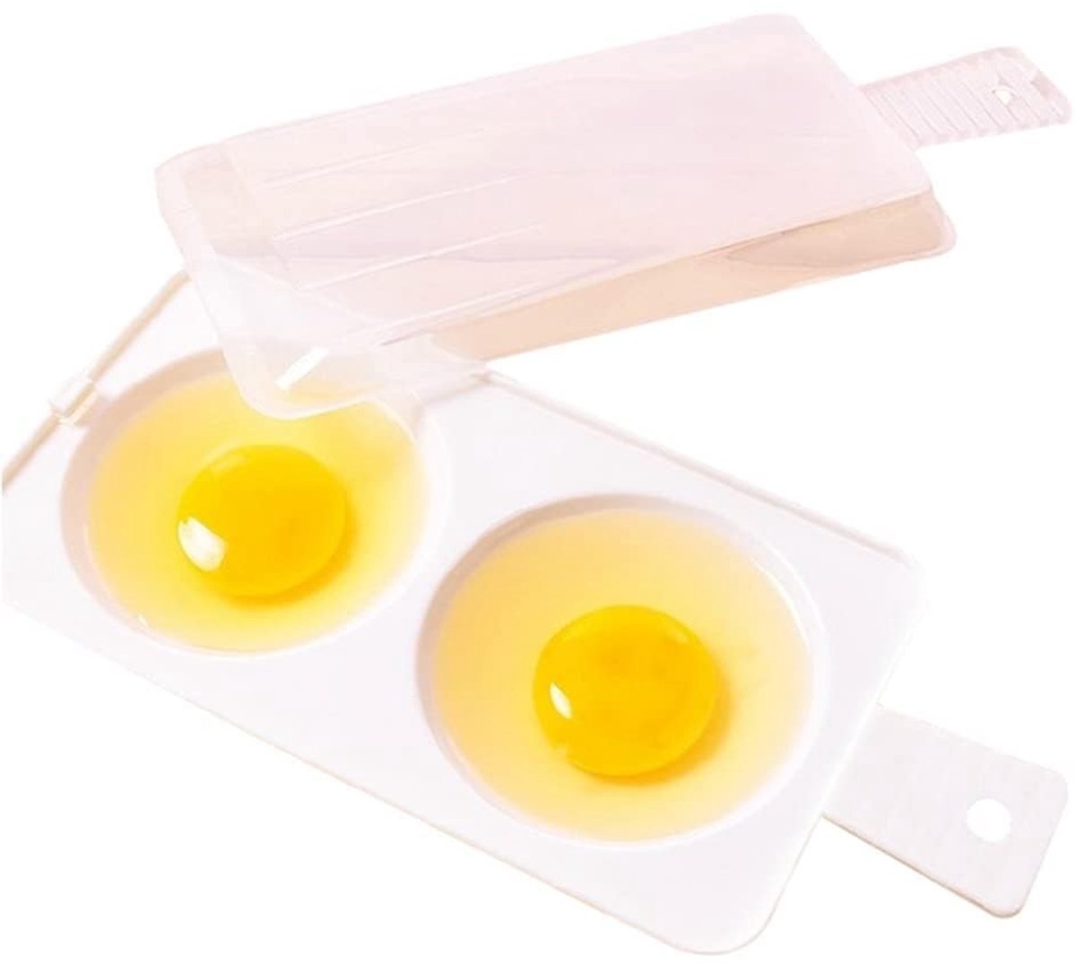 Dailygoods - Set van 2 Magnetron Eierkokers voor Perfect Gekookte Eieren