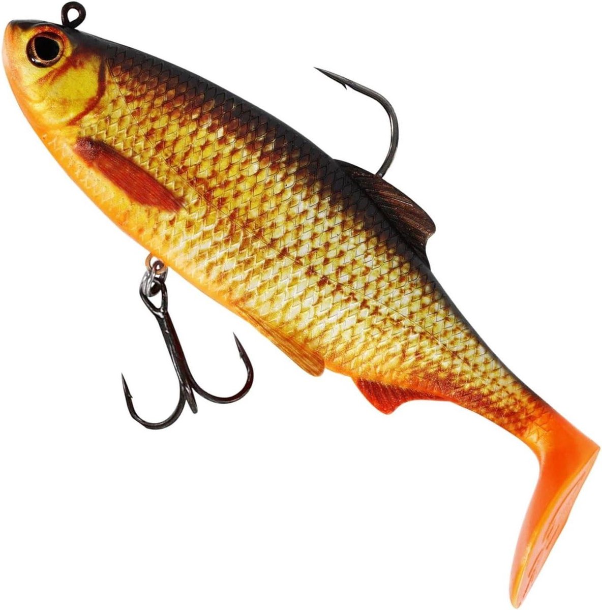 Westin Ricky The Roach 14cm 57g - Swimbait gummivis, Kleur: Real Rudd