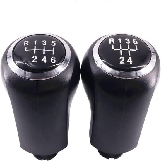 Versnellingspook Knop - Schakel Pook - Soepel Schakelen - Ergonomisch Ontwerp - 5-Speed - Zwart Chroom — afbeelding 3