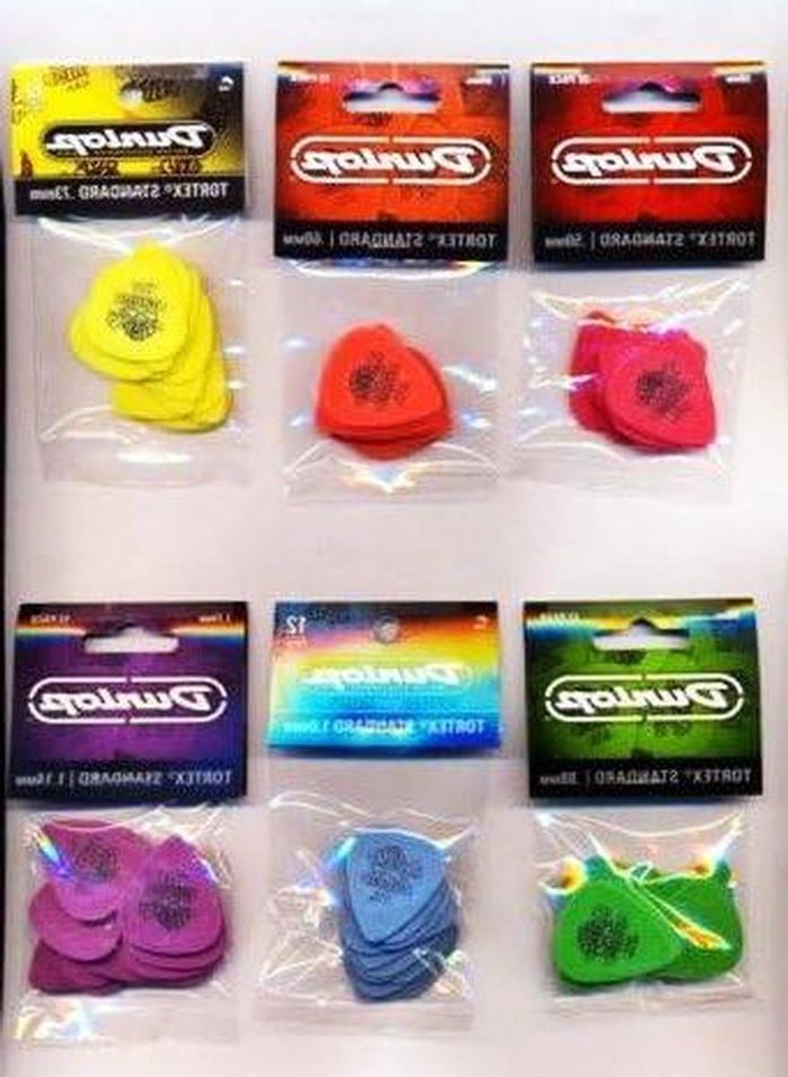 Plectrums Set - Gitaar Picks - Muziek Maken - Standaard Model - 12 Stuks - Geel