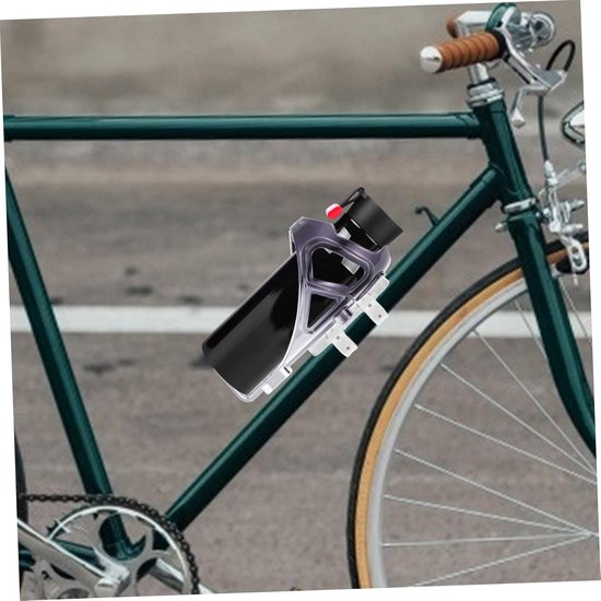 Flessenhouder Montagebasis - Bidonhouder Adapter - Fietsen Onderweg - Bevestiging Zonder Schroeven - Universele Pasvorm - Wit — afbeelding 5