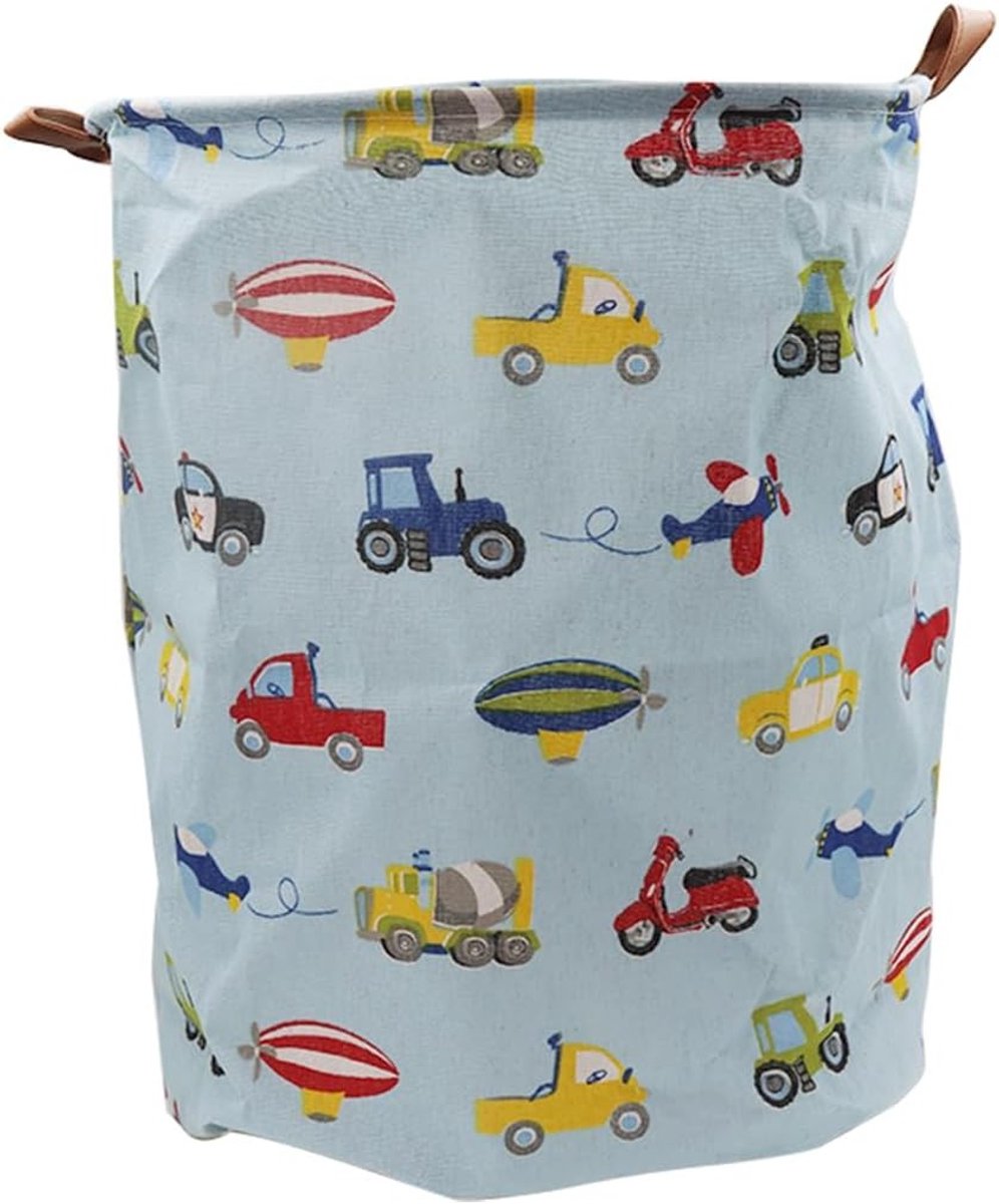 Vouwbare Waterdichte Canvas Wasmand - Ruime Opbergruimte voor Kinderkamer en Speelgoed