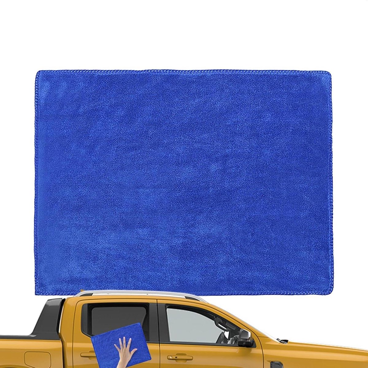 Microfiber Handdoek - Schoonmaakdoeken - Auto Reinigen - Zeer Absorberend - 30x60 cm - Blauw