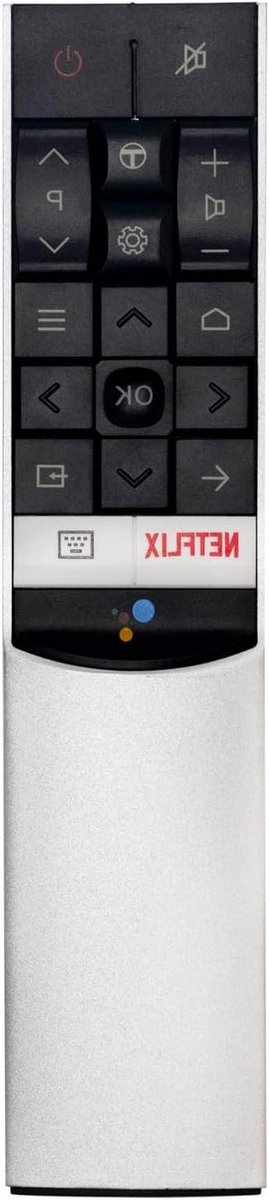 Afstandsbediening - Voice Remote - TV Bediening - Ingebouwde Microfoon - 10 Meter Bereik - Zwart