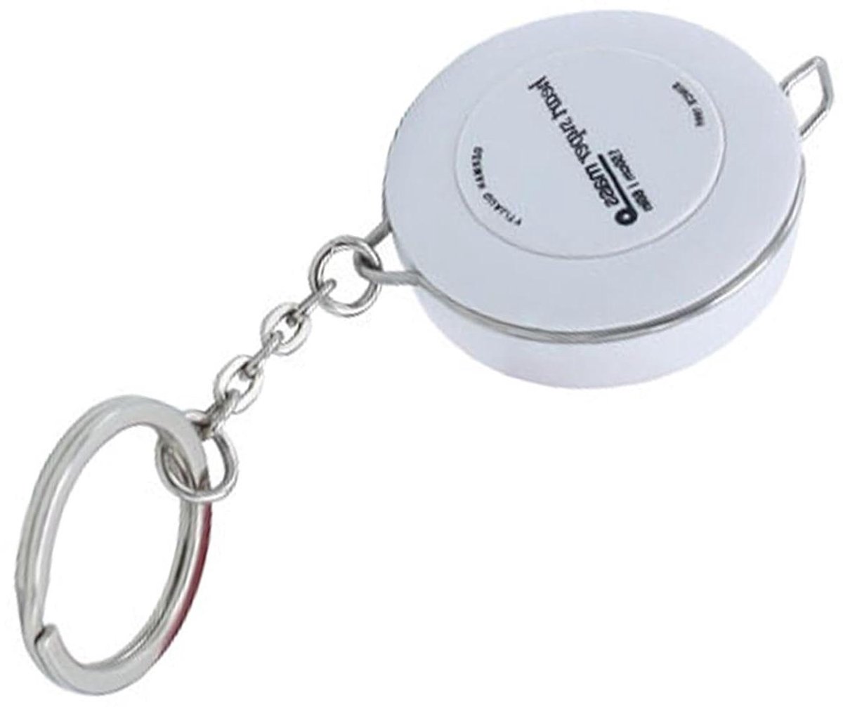 Meetlint - Lichaamsmeter Kleermaker - Kleding Maat Bepalen - Intrekbare Knop - 150 cm - Wit