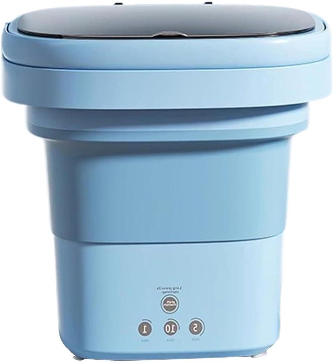 Draagbare Wasmachine Opvouwbare Mini Kleding Reinigen Stil en Compact 6 Liter Blauw