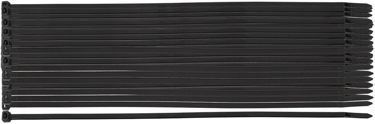 NEO TOOLS EXTREME Serie - Nylon Kabelbinders - 3,6x200 mm - Zwart - UV-bestendig