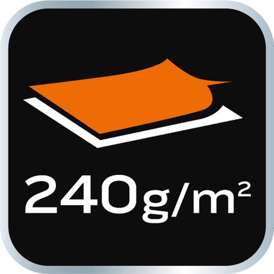 Logo "240g/m²"