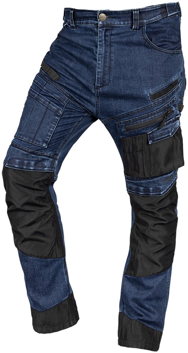 NEO TOOLS Serie - Werkbroeken - Denim - Oxford Verstevigingen - Maat L