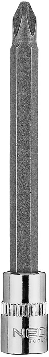 NEO 10-335 - Schroefbit PH2 - Lang - 87 mm - Chrom-Vanadiumstaal