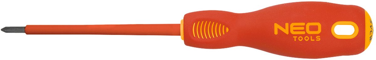 Neo Tools Schroevendraaier PH1x80mm,1000v Magnetisch CRMO Staal Pro Grip TUV M+T