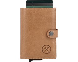 Hide & Stitches Porto Safety Wallet - Taupe