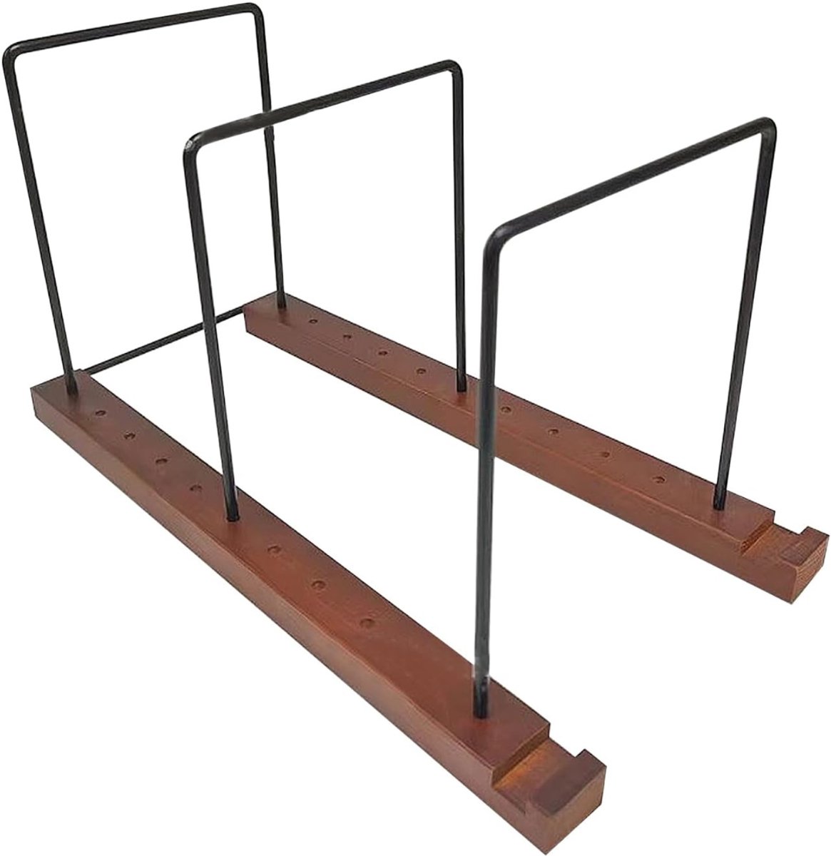 RUX® Platenrek - Bruin - 230cm x 30cm x 200cm