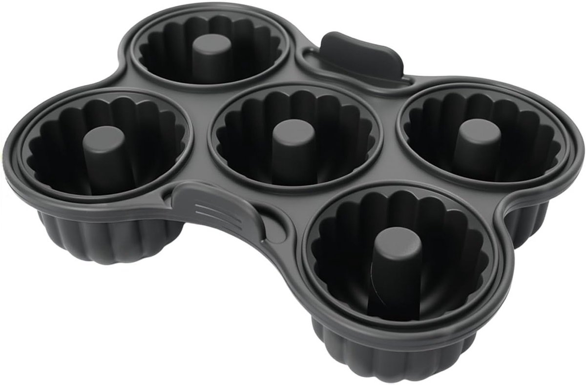 Set van 2 Mini Bakvormen voor Airfryer en Oven, Herbruikbaar en Antiaanbak, 21×16×5 Cm