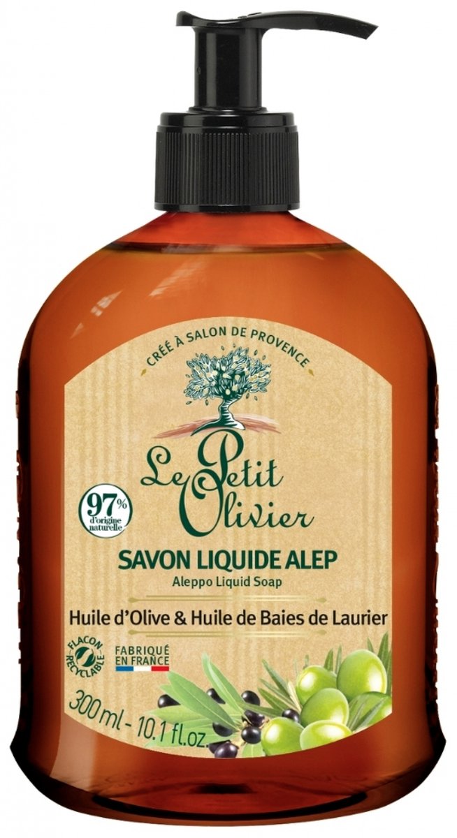 Le Petit Olivier Aleppo Vloeibare Zeep Olijfolie & Laurierbesolie 300 ml