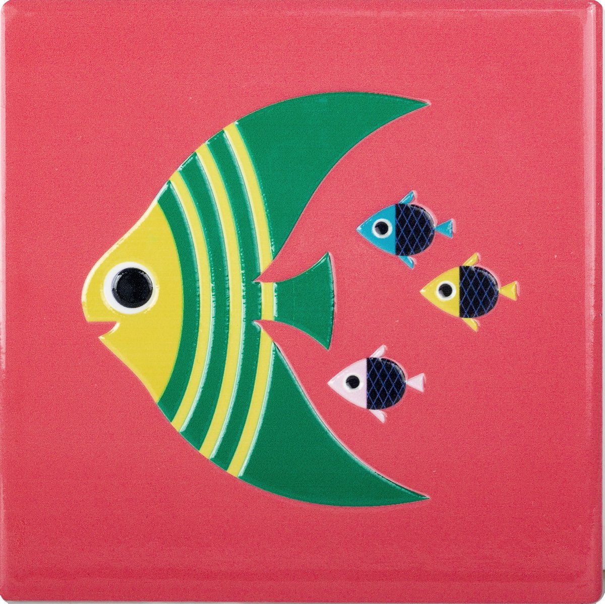 Kitsch Kitchen tegeltje Sealife flyfish