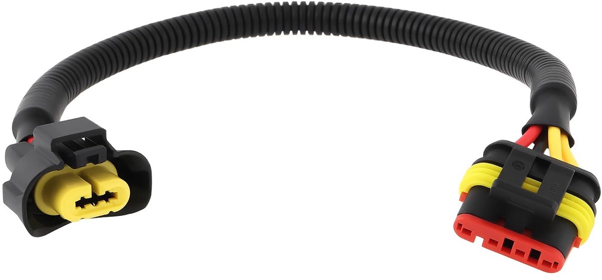 Dailygoods - 4-Pin Female Head naar H11 Female Head Connector voor Auto